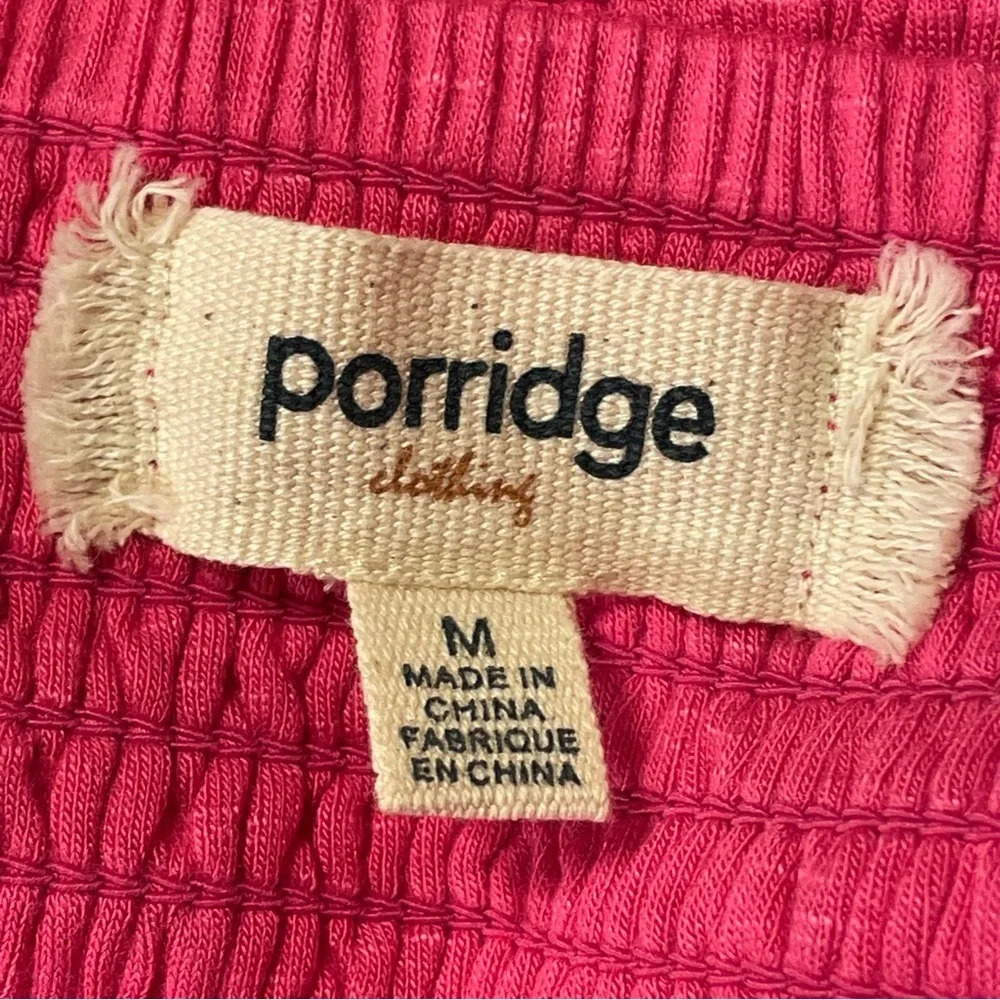 PORRIDGE by ANTHROPOLOGIE Mariposa Tube Top in Pink‎ Rose - Picture 7 of 10
